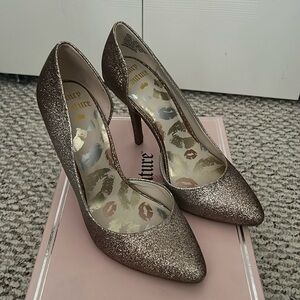 Juicy Couture glitter heels